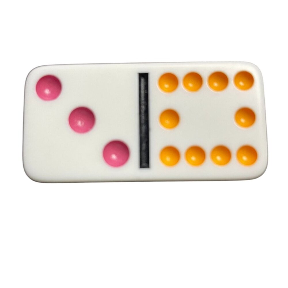Double Twelve Dominoes Replacement Tile 3 10 Color Dot mq